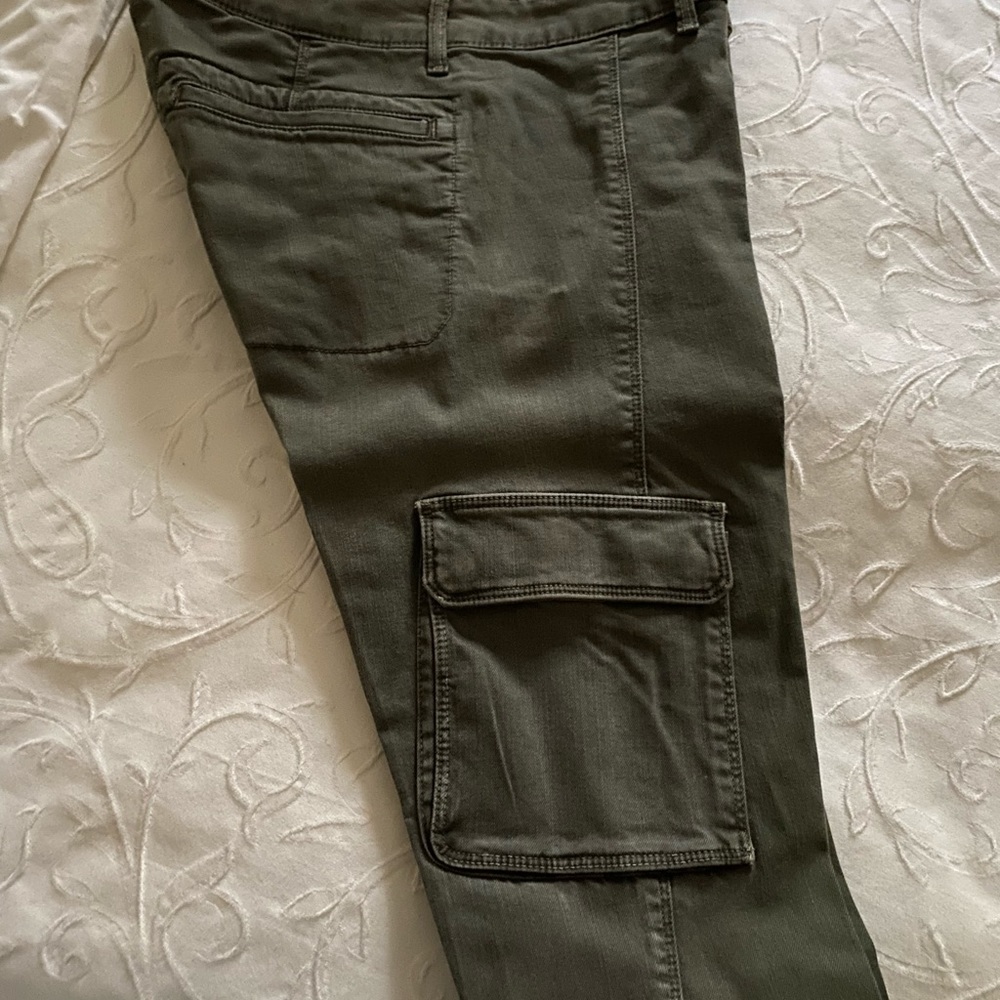 Vince olive green cargo skinny jeans size 27 - Picture 4 of 6